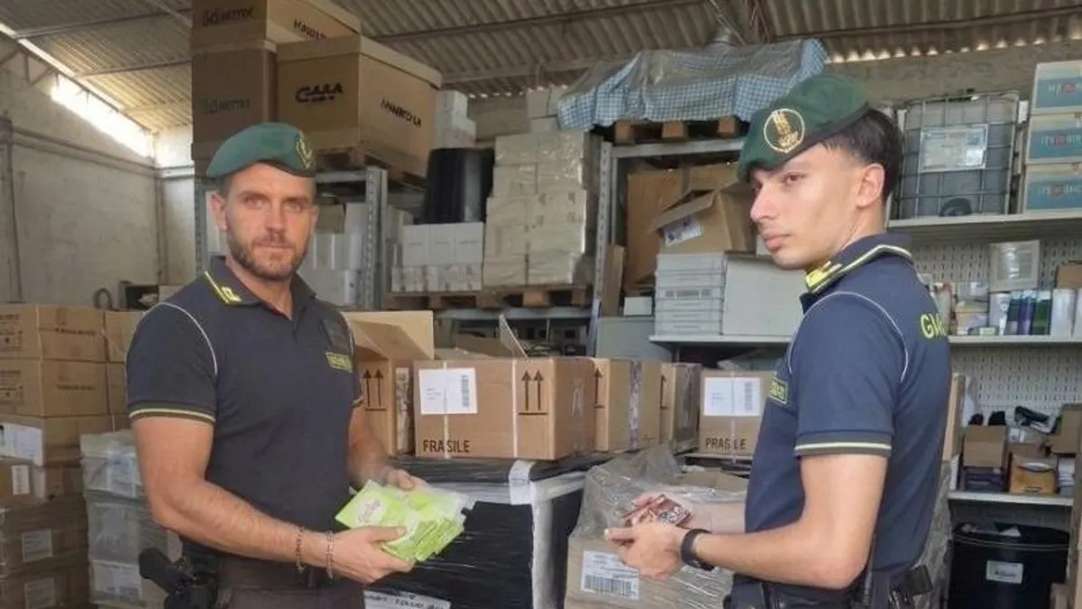 Pontecagnano Faiano: maxi sequestro di cosmetici contraffatti e pericolosi, scatta una denuncia