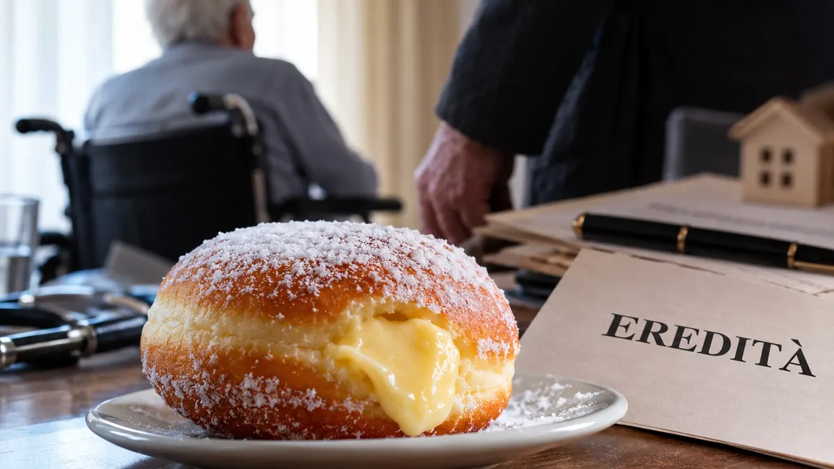 Cugino disabile morto soffocato da un bombolone alla crema: arrestato il tutore, sospettato di aver agito per l'eredità