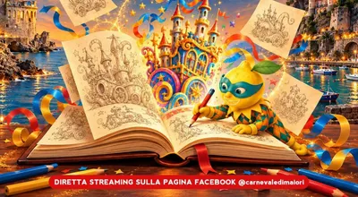 Maiori, il Gran Carnevale 2027 prende forma: il 5 novembre la presentazione dei bozzetti dei carri allegorici dedicati all'universo delle fiabe
