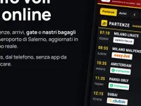 Aeroporto di Salerno, arriva Info Voli: partenze, arrivi e ritardi aggiornati ogni minuto, notifiche anche su Telegram